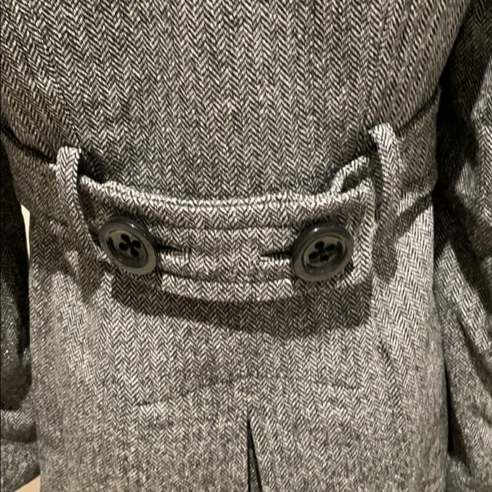 Context Grey Wool Blazer Jacket Collar Detail Vin… - image 5